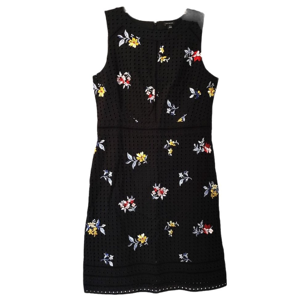 Ann Taylor Floral Eyelet Dress